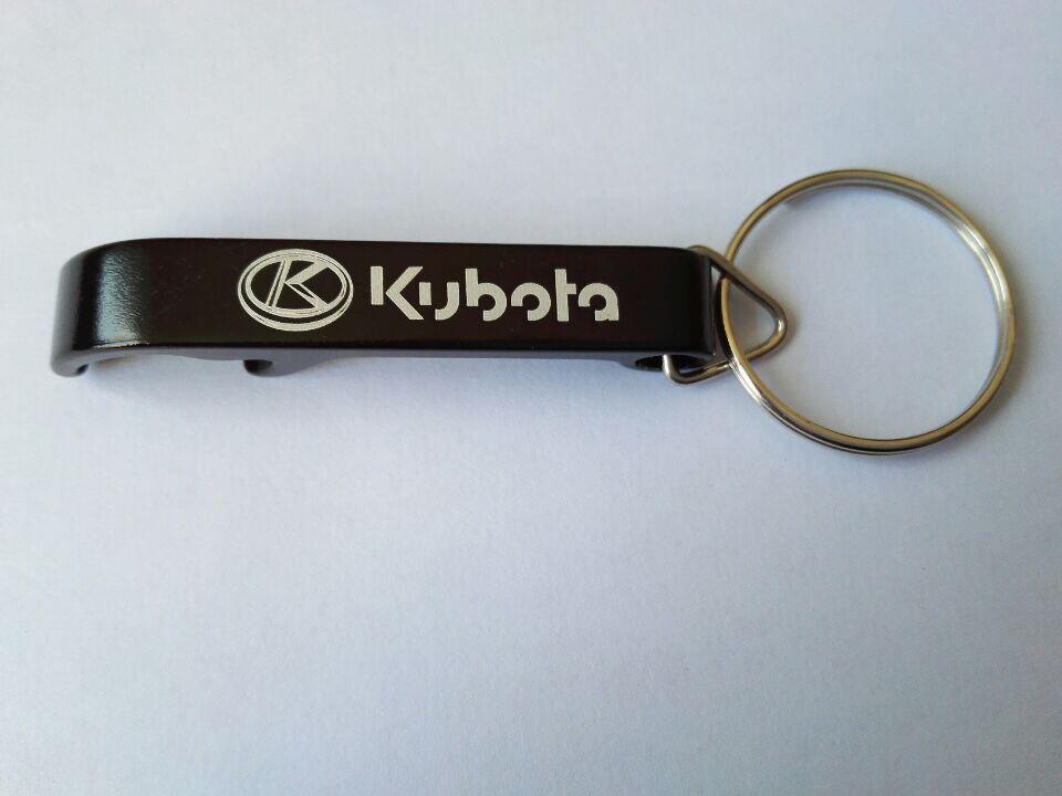 Aluminium flaskeåbner med nøglering med eget logo