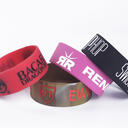 Extra Wide Silicone Wristbands (25mm  / 1" wide) Completely Customized 