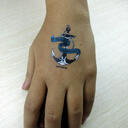 Fake tattoo A5 size (210x148mm) with custom print