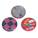 Custom printed metal button badge medium