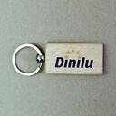 Wooden keychain printed 2 colours