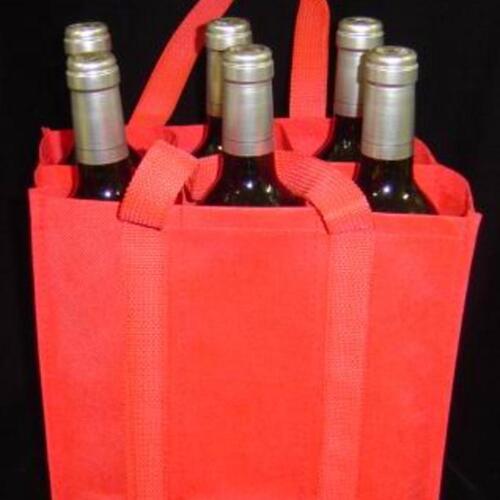 Specialtrykt PP non-woven vinpose til 6 flasker