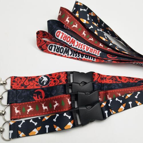 Detachable full colour lanyards 2cm wide Detachable full colour lanyards 2cm wide image